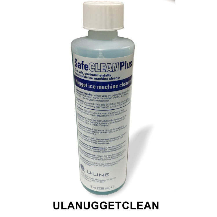 U-Line ULANUGGETCLEAN Nugget Ice Cleaner (Single 8 oz. bottle) 1 8 Oz. Bottle