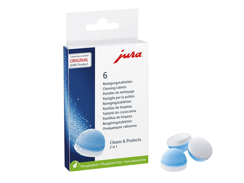 Jura Descaling, Cleaning Tablets With Clearyl Smart Gray Filter Kit - La Cuisine International Parts